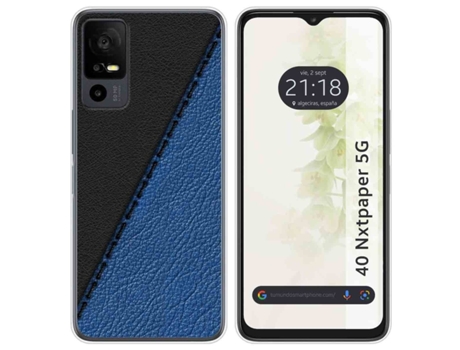 Funda Nxtpaper Diseño Cuero para Tcl TUMUNDOSMARTPHONE Multicolor
