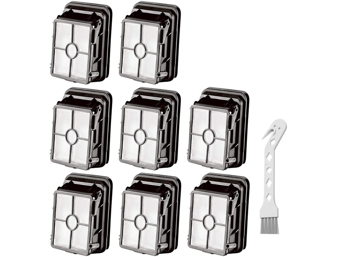 Kits de filtros de aspiradora de repuesto de 8 piezas para aspiradoras de la serie Bissell 1866 y 1785 Crosswave