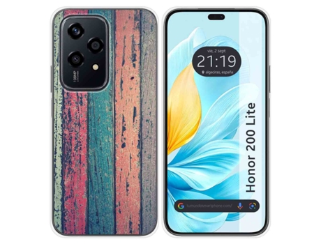 Funda Lite Diseño para Honor, Huawei 200 Lite 5G TUMUNDOSMARTPHONE Multicolor