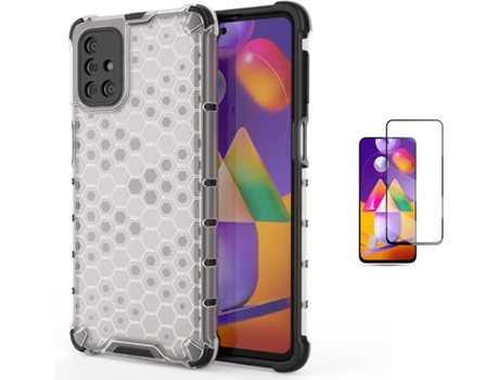 Kit Carcasa Y Protector Samsung M31S Full Cover Rumble