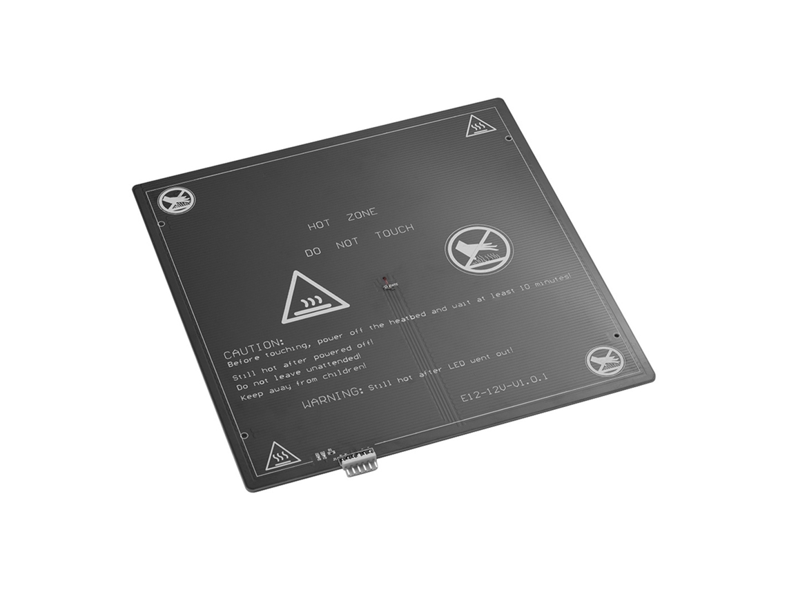 Plataforma de Aquecimento Leito Quente Alumínio 300x300mm para Impressora 3D