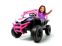 Buggy Ataa Tabernas 12v con mando a distancia para padres, color rosa