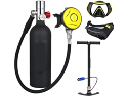 Mini Cilindro De Oxígeno Para Buceo Con Respirador Portátil De 1 Litro De Capacidad (color: