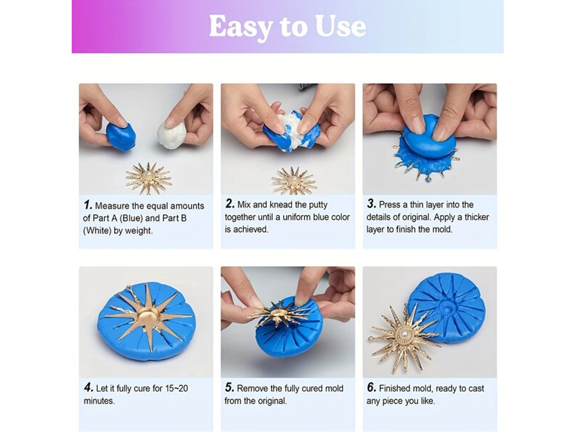 Masa para hacer moldes de silicona Vayotoy