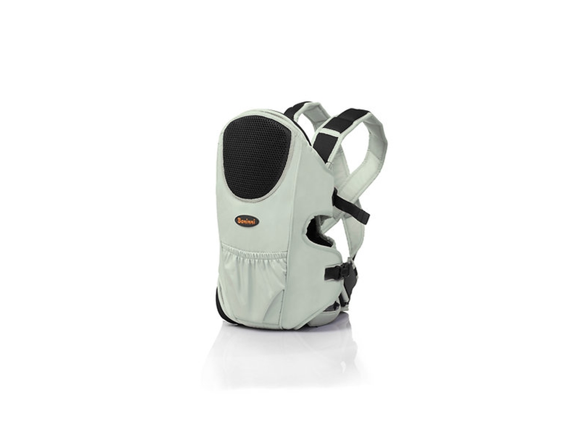 Portabebés Sacco Prestigio Gris Negro Baninni