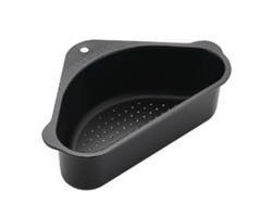 Cesta de drenaje triangular para fregadero de cocina, colador, rejilla para almacenar agua y soporte para esponja