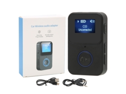 Adaptador De Audio Inalámbrico Bt 5.0 2 En 1 Con Pantalla Lcd (transmisor Y Receptor) C33