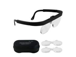 Lupa Magnética Con Cabezal Y Lentes Intercambiables De 1.5x A 3.5x Para Reparaciones Y Pasatiempos.
