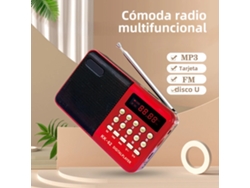 Altavoz Portátil Mdug De Gama Media Con Radio Fm Digital, Reproductor Mp3 Y Compatibilidad Con Tarjeta Tf