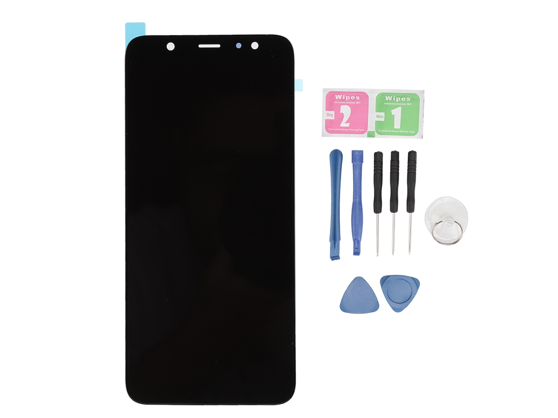 Ensemble D'écran Tactile Pour Téléphone Mobile Samsung A6 Plus 2018 A605 Noir