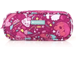 Estuche Triple GABOL Toy (Rosa - 9 x 22 x 9 cm - 1.8 L - Poliéster)