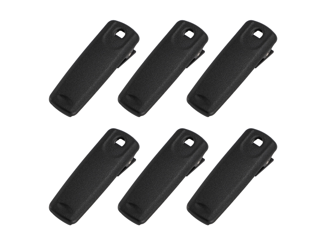 6 Clips De Cinturón De Repuesto Profesionales Para Radios Bidireccionales Standard Horizon Hx400 W Vx290 Sbr 29li