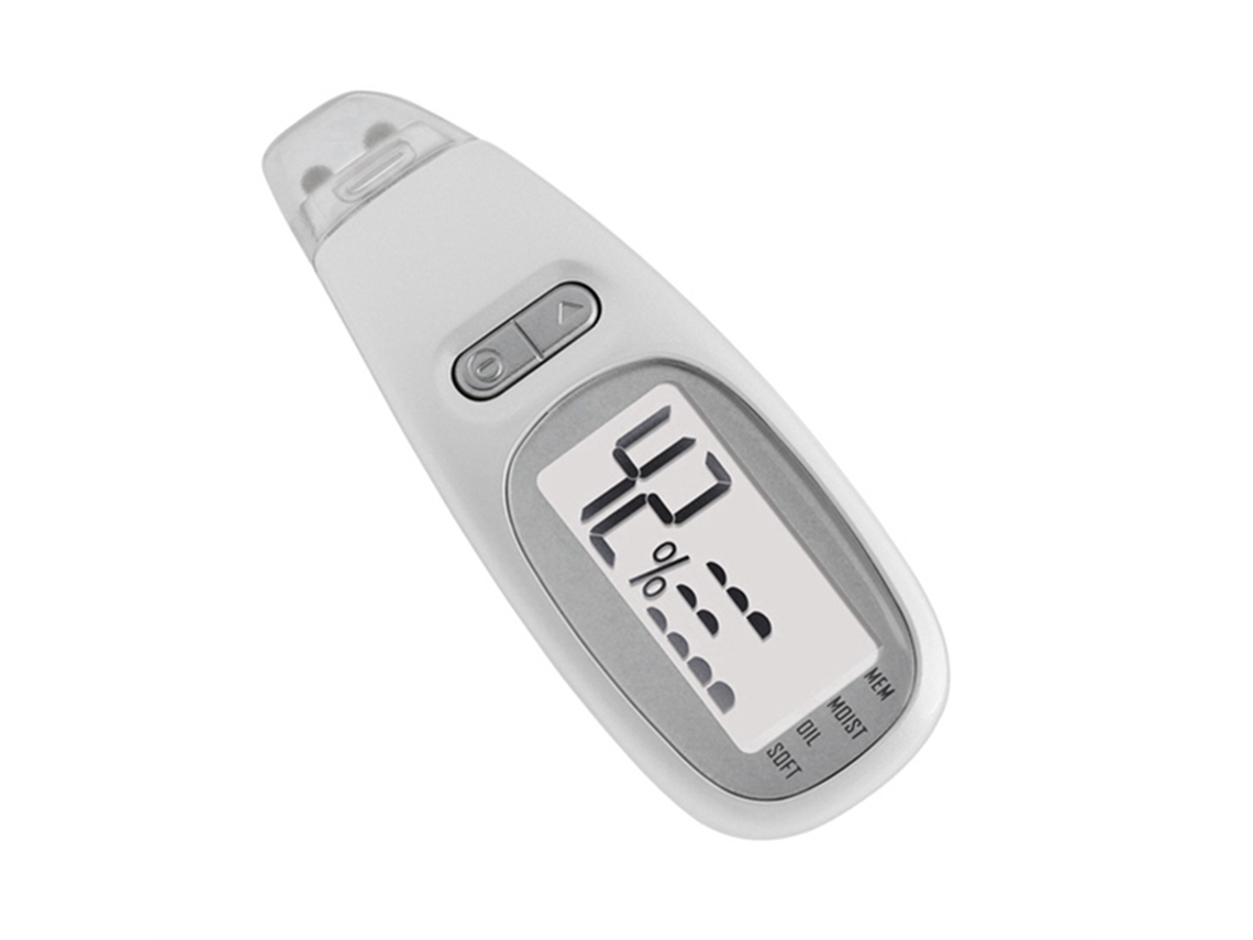 Analizador digital de hidratación de la piel, medidor de humedad para rutinas de belleza Csyy (gris)