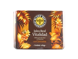Complemento Alimentar BLACK Black Bee Jalea Real Vitalidad Curcuma 20 Viales