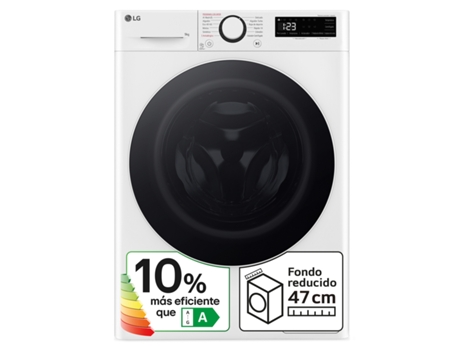 Lavadora LG F2WR5S09A0W (9 kg - 1200 rpm - Blanco)