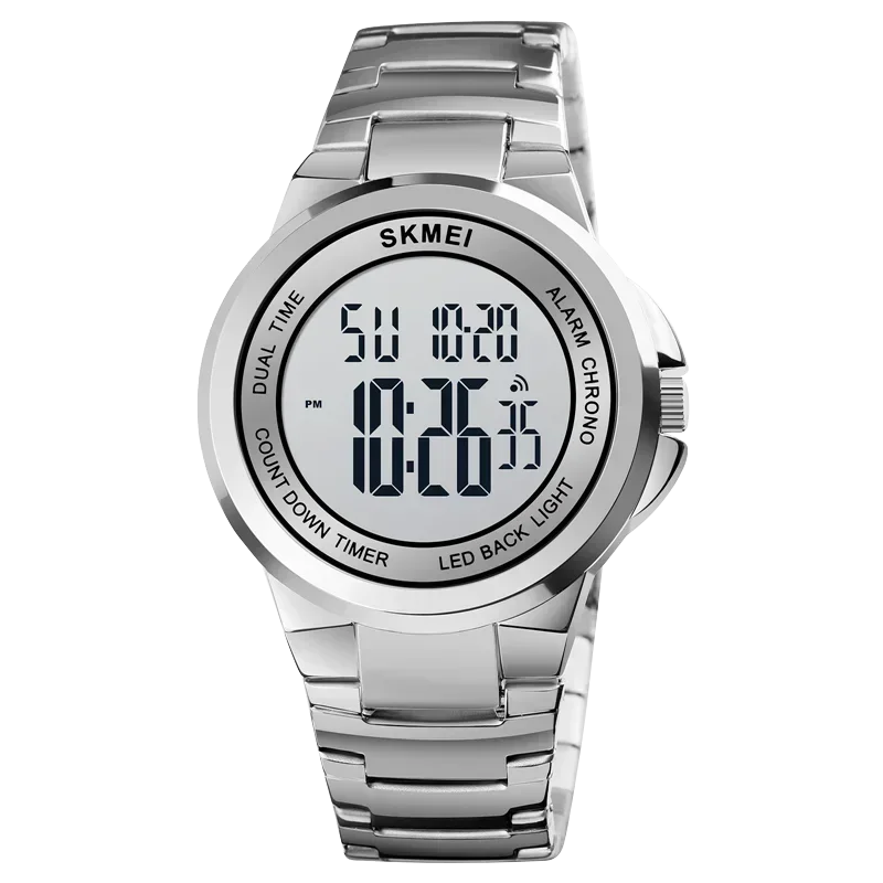 Reloj infantil MDUG moderno e impermeable, digital LED, despertador, fecha.