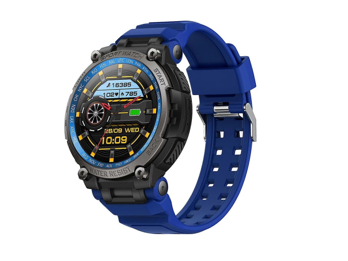 Reloj inteligente LC17 con pantalla TFT redonda de 1,53 pulgadas, monitor de frecuencia cardíaca, oxígeno en sangre y presión arterial. Bicicleta eléctrica Ly