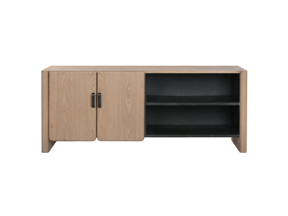 Mueble para TV Alexandra House Living en madera de abeto y metal (140x38x56cm)