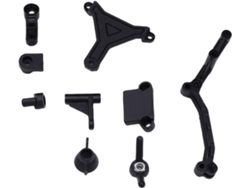 Hbx 3101a: Kit De Dirección Para Coche Rc A Escala 1/16 – Postes Y Placa Superior De Repuesto
