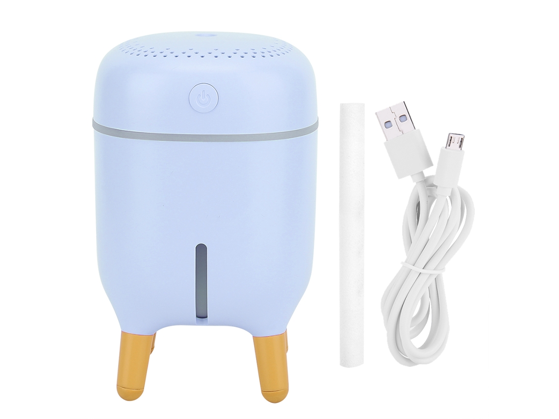 Humidificador Mdugmini con temporizador, purificador de aire USB para oficina y coche con atomizador y luz LED.