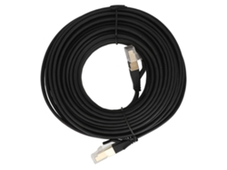 Cable De Red Cat 8 Plano Blindado Con Conector Rj45 40gbps 2000mhz 10 Metros