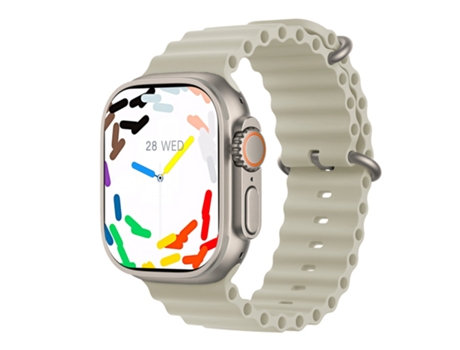 SHAH ARPAN Smart Watch HK9 ULTRA 2 Llamadas Bluetooth, Monitoreo de Salud, Blanco