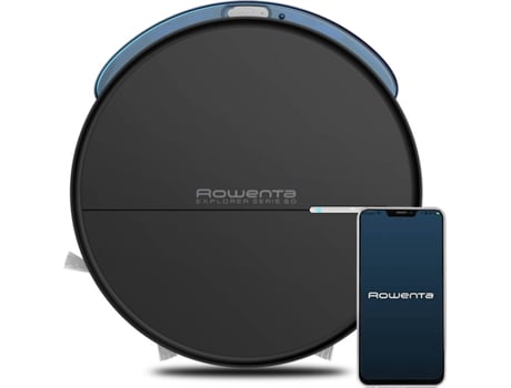 Aspirador Robot ROWENTA RR7455WH Explorer S60 Animal Kit (Autonomía: 90 min)