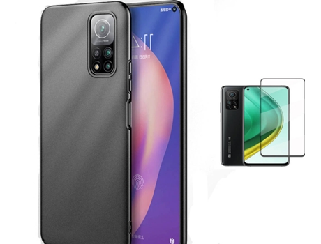 Kit Carcasa y Protector Xiaomi Mi 10T Pro Full Cover Turtleshell Negro