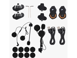 Auriculares Bluetooth para casco de motocicleta, radio y walkie-talkie