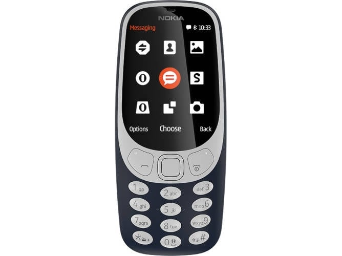 Teléfono móvil NOKIA 3310 (2.4'' - negro, azul)