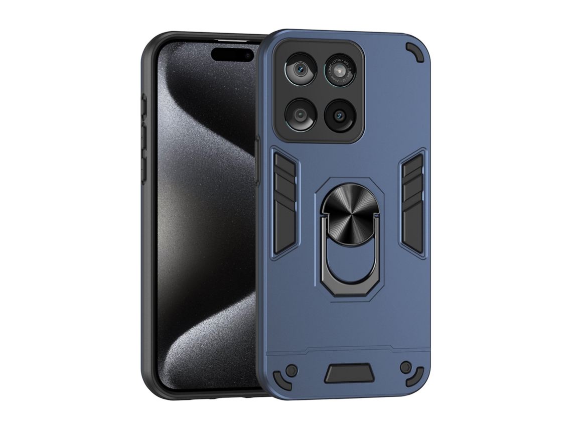 Capa Para Celular 360 ​​warrior Com Ventosa Magnética Para Carroazul - Moto G31