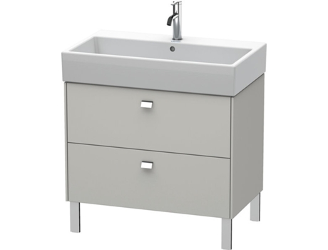 Mueble de aseo DURAVIT Brioso de pie 78,4 x 45,9 cm 2 extraíbles extraíble superior incl. hueco para sifón y delantal para lavabo Vero Air 23508