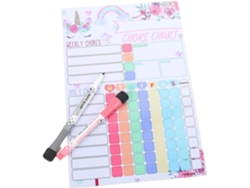 Tablero de recompensas magnético reutilizable, calendario de pared