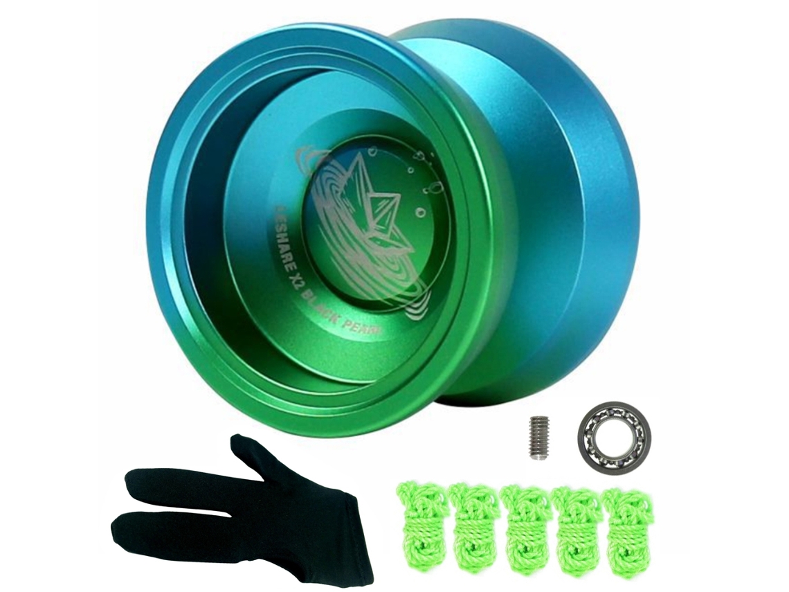 Ats-yoyo De Aluminio Yoyo Ball Con Cuerdas Adicionales Ideal Para Niños Principiantes