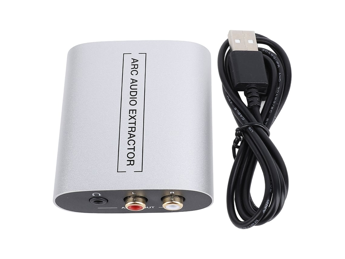 Convertidor De Audio Hdmi Arc A Salida Estéreo Analógica Av Lr De 3,5 Mm Para Hdtv