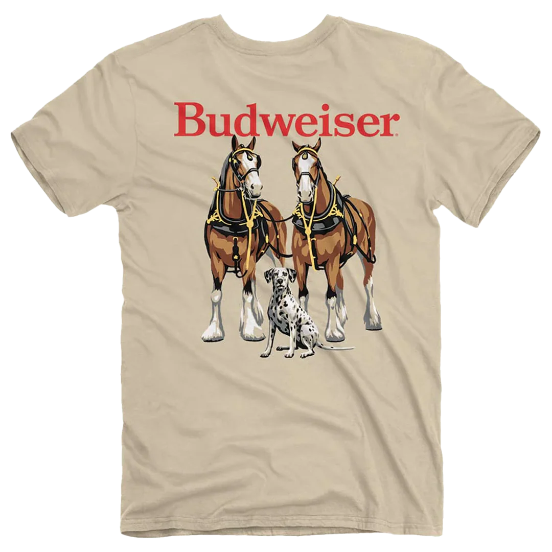 Budweiser Clydesdales T-shirt Unisex Rockinstone Size:m