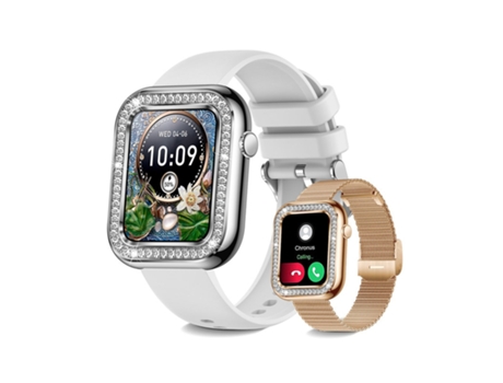 Smartwatch CHRONUS i78-Silver Plateado