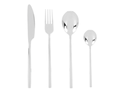 Juego de cubiertos de lujo, diseño elegante, acero inoxidable pulido, alta calidad, para el hogar y el restaurante.