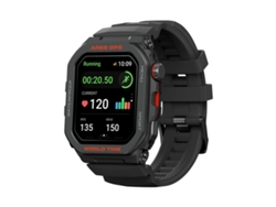 Reloj Mdug (negro) que monitoriza la frecuencia cardíaca y la saturación de oxígeno en sangre.
