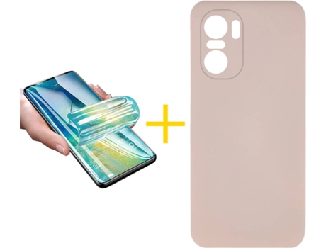 Carcasa + Protector de Pantalla para Xiaomi MI 11I SKYHE Rosa Pastel