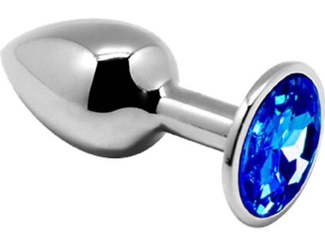 Mini Plug Anal ALIVE de Metal (Talla: L - Azul)