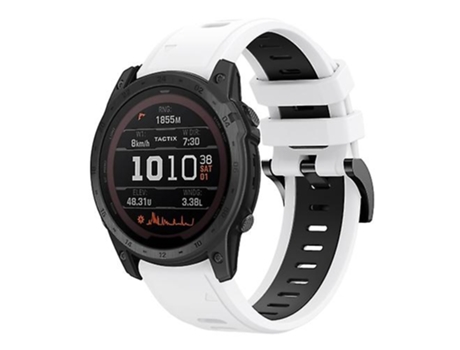 Correa Smartwatch Para Garmin Tactix 7 / 7Pro 26Mm Blanco-Negro VENISYMLIS