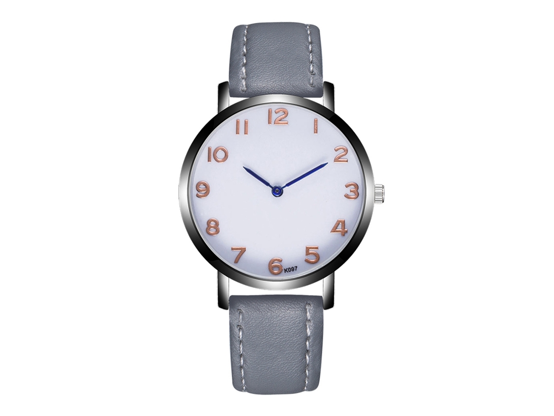 Reloj De Pulsera Para Hombre Zhoulianfa De Cuarzo Moderno Gris K097