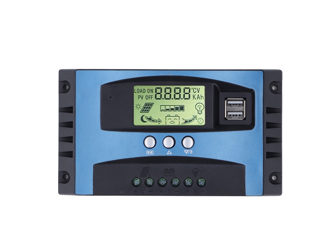 2026-controlador De Carga Solar Mppt 3 Fases Regulador De Batería Panel Solar 12v 24v 60a