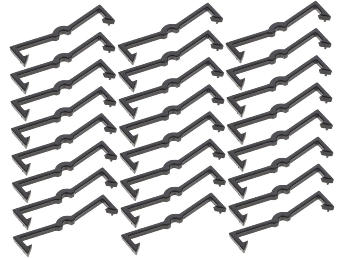 100 Piezas Fijaciones Tableros Perforados Clips