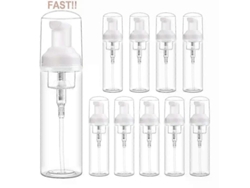 Botella vacía de espuma limpiadora de pestañas, espumador de pestañas, dispensador de jabón cosmético, 60 ml, Rosewell