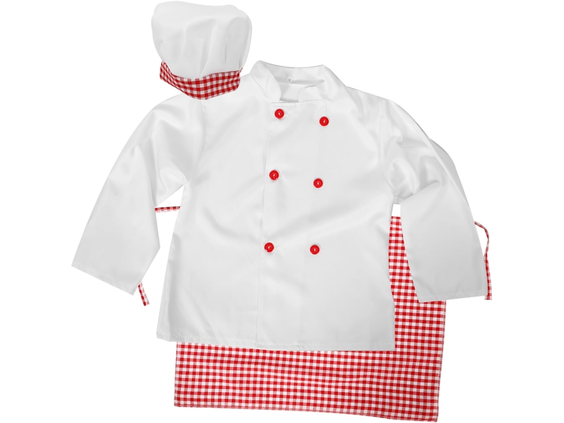 Disfraz De Chef Para Niños Y Niñas, 130 Cm, Rosa, Manga Larga, Atuendo De Cocina.