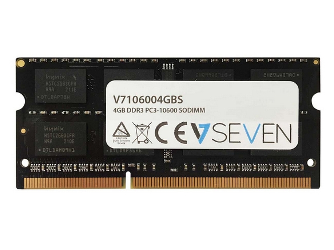 Memoria RAM DDR3 V7 V7106004GBS (1 x 4 GB - 1333 MHz - Negro)