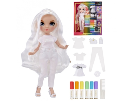 RAINBOW HIGH Muñecas Color & Create Blue Eyes RAINBOW HIGH