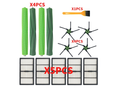 Kit de piezas de repuesto de cepillos laterales de filtros para Irobot Roomba S9(9150),S9(9550), accesorios de Robot aspirador